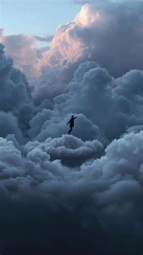 Dancing on the Clouds: AI-Generated Art Experiment