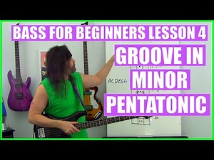 Bass For Beginners Lesson 4: Groove In The A Minor Pentatonic Scale