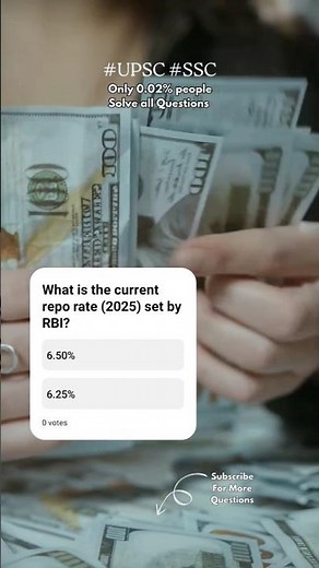 What is the current repo rate (2025) set by RBI?