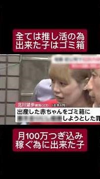 練馬乳児ゴミ箱遺〇事件2024年3月東京都練馬区羽沢2丁目のアパートで、推し活の邪魔になると、出産直後の男児を袋に、その後ゴミ箱に遺○した事件#事件 #子供 #推し活