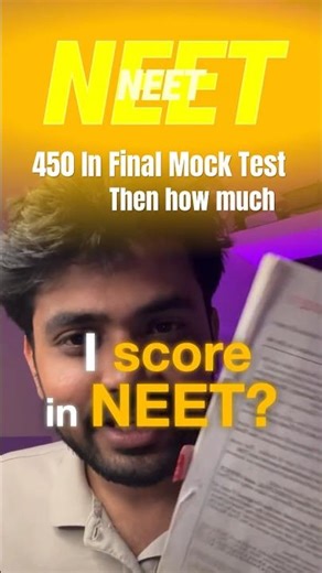 NEET Mein Kitna Score Improve Hoga😱| Reality you Must Know ! #neet2026 #motivation