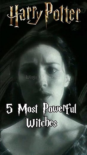 Most Powerful Witches in Harry Potter Films 😱🪄 #harrypotter #hogwarts #potterhead #shorts