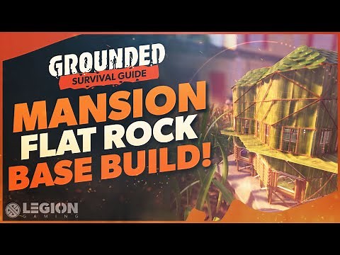 Grounded Advanced Base Building Guide - Mansion Flat Rock Base Build | Grounded Survival Guide