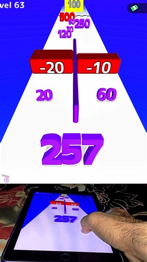 number master 😀😍run lovely game level-63 #shorts #tootalgaming69 #gameplay