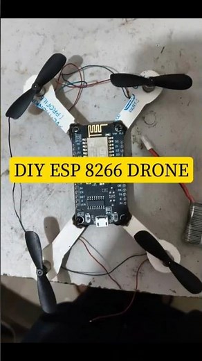 Homemade Drone esp8266 #drone #arduino #homemadedrone #techbotic #diy #arduinoproject #experiment