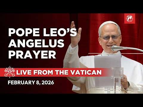 LIVE | Pope Leo XIV's Angelus Prayer from the Vatican | February 8, 2026