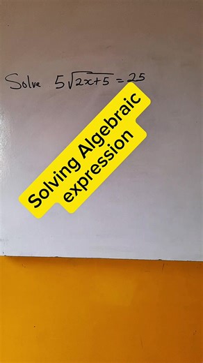 💡 Understanding algebraic expressions today makes tougher maths easier tomorrow!
