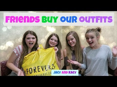 SISTERS VS SISTERS BUY EACH OTHER OUTFITS CHALLENGE ~ Jacy and Kacy