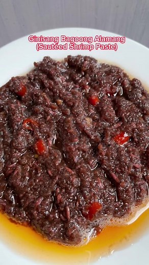 Ginisang Bagoong Alamang Sauteed Shrimp Paste Recipe