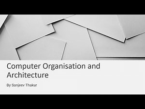 COA 1: Computer Organization & Architecture (COA) - Essential Concepts for B.Tech, and MCA Students