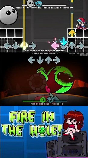 FNF: Vs All Difficulty Faces // Compilation of mods // Geometry Dash 2.2 #shorts #short