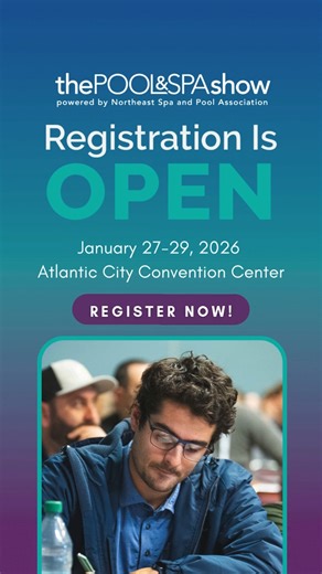 🌟 REGISTRATION IS NOW OPEN FOR THE 2026 POOL & SPA SHOW! The premier event for pool and spa professionals across the Northeast and beyond is returning to Atlantic City and registration is officially OPEN! Whether you're just starting out or are a seasoned industry veteran, you'll find unmatched opportunities to expand your knowledge, grow your business, and connect with a vibrant community of experts and peers in Atlantic City With a comprehensive education conference and a dynamic show floor, 