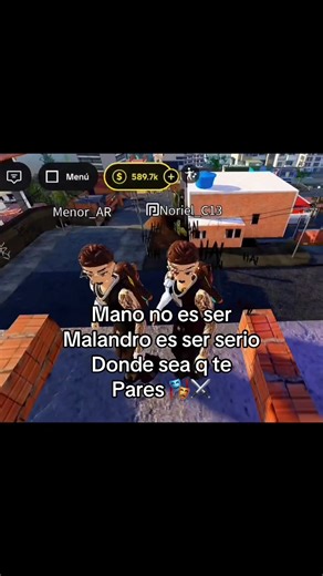 Serio y Malandro: Actitud en Roblox