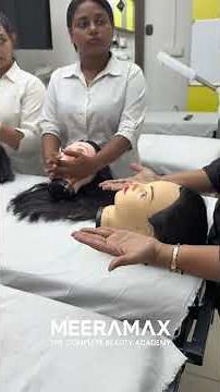 Cosmetology Students Learn Professional Massage Techniques | Hands On Training | MeeraMax Academy