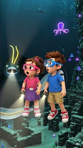 Dive to the Deepest Place on Earth | Kids Explore the Mariana Trench #shorts #trending #science #sea