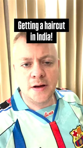 With me being here for 3 weeks, I knew this day would come! #india #delhi #travel #haircut | Mark Dallas