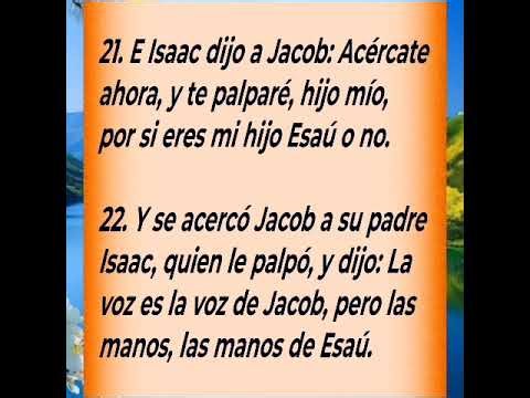 Genesis capitulo 27 #biblia #palabradedios #genesis