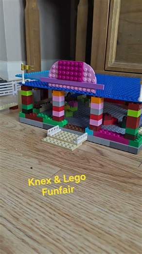 building a mini funfair with knex and Lego #lego #knex #funfair #playtimefun