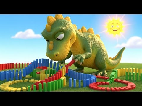 The Dinosaur Who Played Dominoes | Fun Nursery Rhymes and Kids Songs Collection