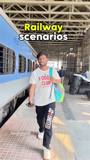 Railway scenarios 🚂🚃 #railway #traincomedy #comedyshorts #telugucomedy #telugu #indianrailways #fun