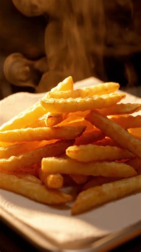 Crispy French Fries ASMR 🍟 #satisfying #asmr