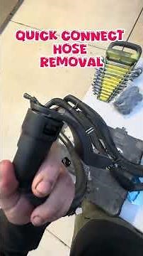 How to remove a coolant/heater quick connect hose #auto #automobile #diy #viral #shorts #mechanic