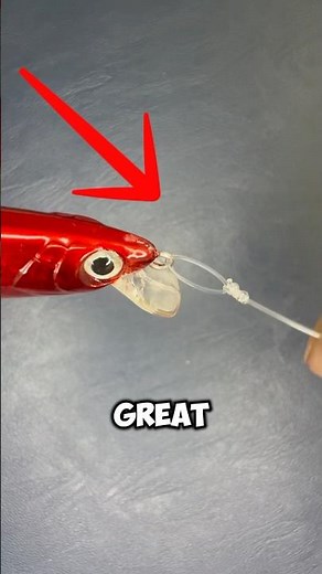 FAST and EASY loop knot. How to tie rapala knot #fishingtips #fishingvideo #fishingknot