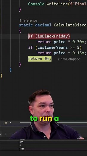 Debugging: Use breakpoints, then edit variable values on the fly to validate assumptions instantly.