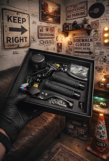 PAKET 3in1 MASTER REM RCS 98 TABUNG BIG SMOKE HANDGRIP RCB HG55 ORIGINAL JALU STANG CNC UNIVERSAL#masterrem #fyp #racing #diskontiktokshop #handgrip