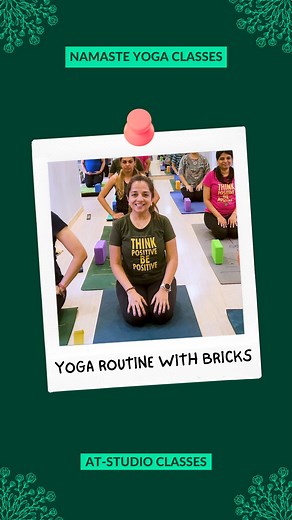 Yoga Routine With Bricks ✨🍃 Looking to add a new dimension to your yoga journey? Then the Yoga Brick will be your bestfriend. This innovative sequence uses simple, sturdy bricks to help modify poses and unlock new levels of flexibility and strength. 1️⃣ Half Push-Ups: This variation promotes endurance, boosts metabolism, targets the back muscles and is good for frozen shoulders. 2️⃣ Ashwa Sanchalanasana: Performing this asana is good for thyroid, targeting the spinal cord and stretching the cal
