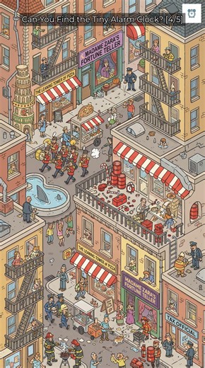 Can You Find the Tiny Tiny Alarm Clock? [Very Hard] #Shorts