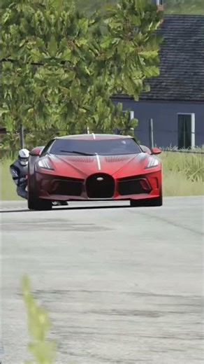 Kawasaki Ninja H2 vs Bugatti La Voiture Noire #shorts #superbike #supercars #bike #car #racing