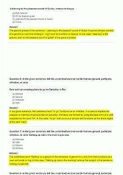 Verbals Gerunds, Participles, And Infinitives video