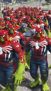 Spider Hulk Team Casing Captain America Hulk #shorts #youtubeshorts #shortsfeed