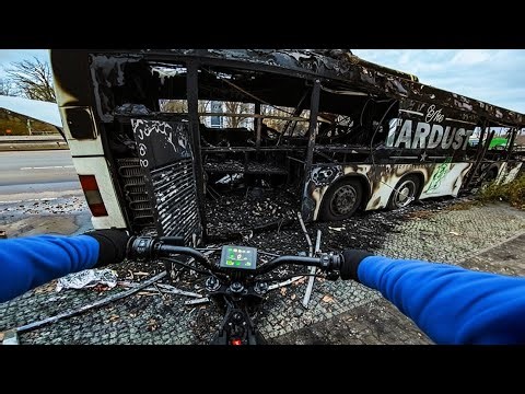 BERLIN AFTER NEW YEAR'S EVE – DESTROYED AND BURNED