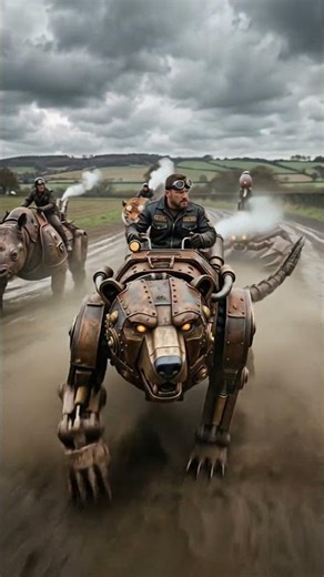 Wait… Are Those Robot Animals Racing? 🤯