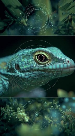 The Secret of Lizard Eyes | Amazing Stroboscopic Vision Explained |Nature Science Facts#LizardVision