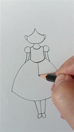 Simple drawing princess