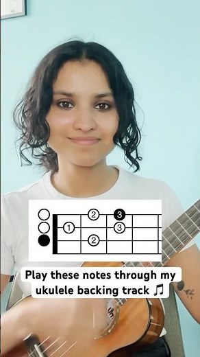 EASY Ukulele Playalong (C Major Scale)! #shorts
