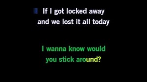 Karaoke Locked Away - Adam Levine - CDG, MP4, KFN - Karaoke Version