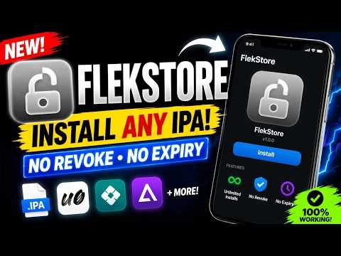 *NEW* Flekstore IOS 2026: No Revoke IPA DIRECT Install Method