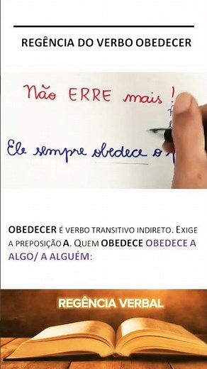 Dica de Português: REGÊNCIA VERBAL