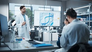 Diverse Team Scientists Discussing Ideas Biotech Stock Footage Video (100% Royalty-free) 3491812651 | Shutterstock