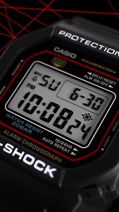 An ever-popular classic that carries on the very first G-SHOCK design. The original color scheme is faithfully reproduced with touches of G-SHOCK red, representing the passion to take on challenges; blue, symbolizing excellent water resistance; and yellow, signifying outstanding shock resistance. #CASIO #GSHOCK #absolutetoughness #dw5600rl https://www.casio.com/intl/watches/gshock/product.DW-5600RL-1/ | CASIO G-SHOCK