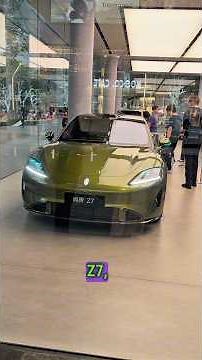 The new Chinese Porsche SAIC Z7: €31,000 and Huawei technology #SAIC #Z7 #ChineseCars #Huawei