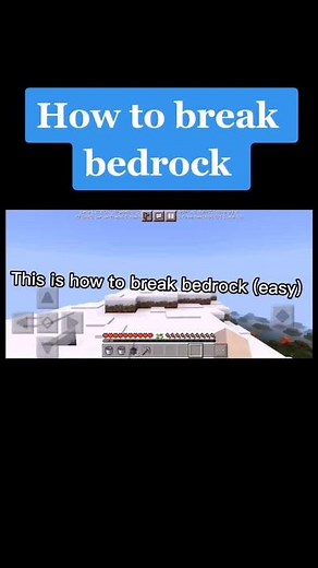 Easy Steps to Break Bedrock in Minecraft: A Snowy Biome Method