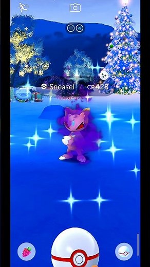 hello guys I caught ✨sneasel #1kvivews #pokemon #like #comment #subscribe