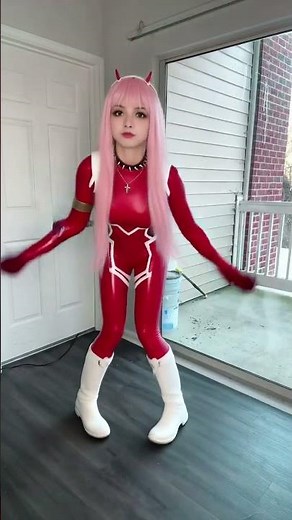 zero two cosplay #zerotwocosplay #zerotwo #cosplaydancer #zerotwodance #animecosplay