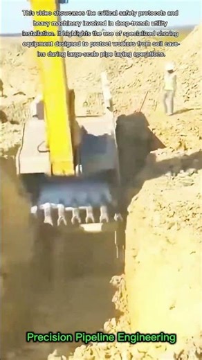 Precision Pipeline Engineering: Deep Trench Utility Installation & Safety