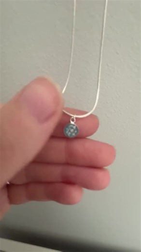 Memorial Ashes Necklace With Tiny Round Pendant, Ashes Jewellery, Ashes Keepsake, Pet Memorial - Etsy Australia